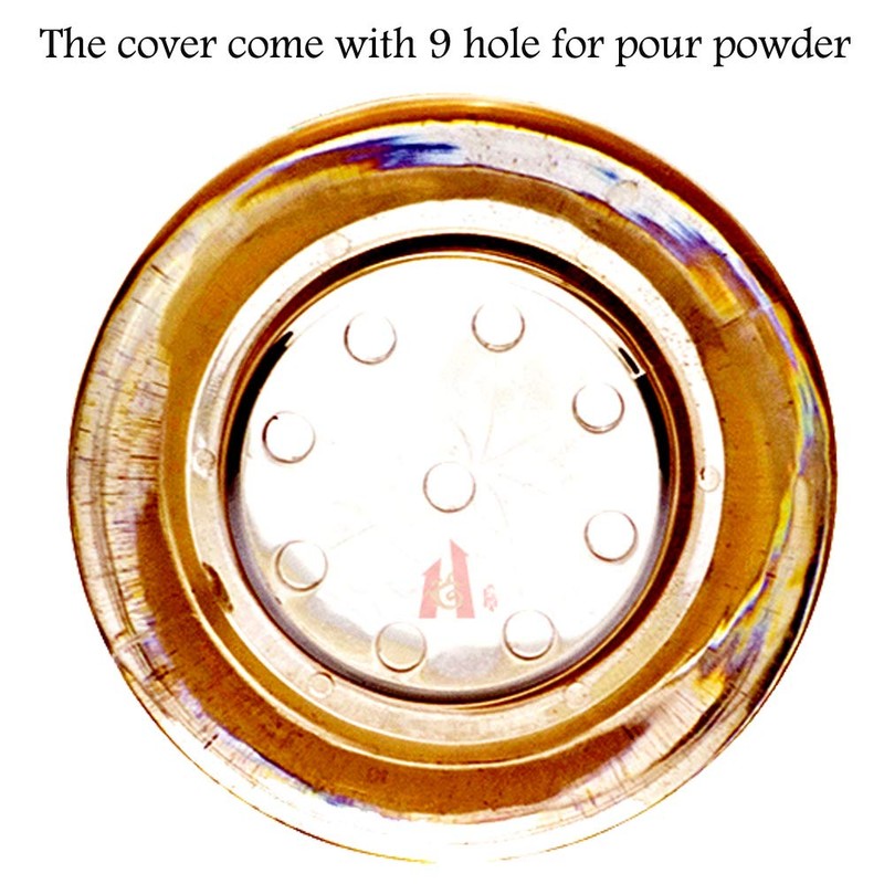 Acrylic Condiment Salt Pepper Chili Powder Shaker Cruet Bottle Seasoing