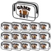 Sunnymove 16 Pcs Football Party Bags PVC Clear Gift Bags