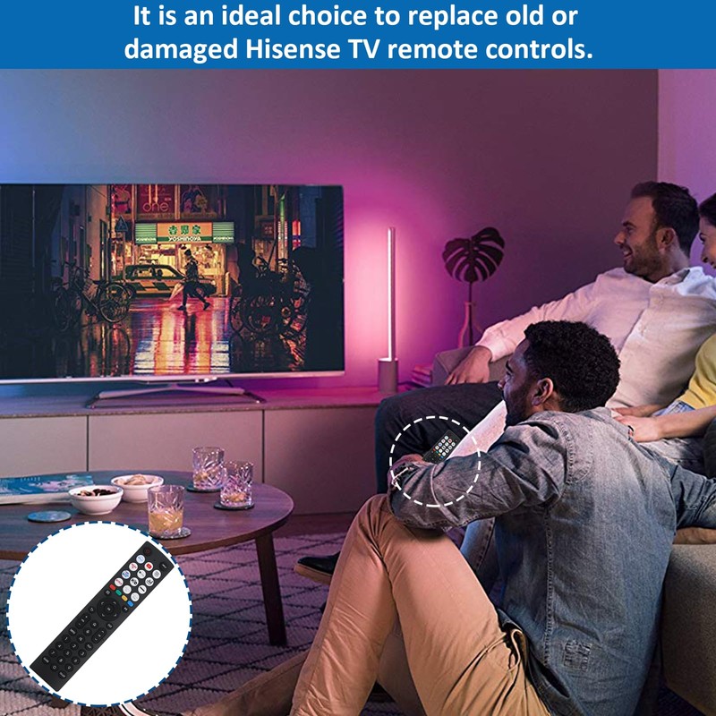 For Hisense Tv Remote Control,No Setup Required Universal Hisense Smart