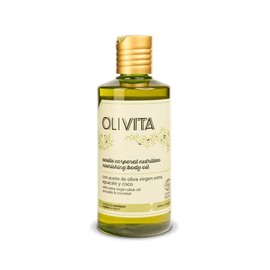 Olivita COSMOS La Chinata Nourishing Body Oil with Aove and Coconut Oil, Antioxidation Care for Dry and Sensitive Skin, Fast Absorbing, 250 ml