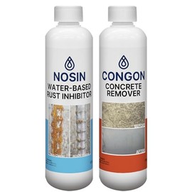 Conwax Nosin Rust Spray & Congon Remover Bundle – Rust Inhibitor and Cement Cleaner for Cars, Tools, and Industrial Use (Eco-Friendly, Dilutable)
