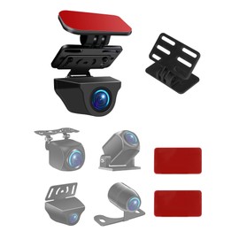 Rear Camera Holder Dash Cam Car Rear Camera Rear Window Bracket Backup Camera Mount 【Strong Adhesive】 180° Adjustment Rearview Camera Bracket Rear Windshield for SUV, Truck, RV, Auto