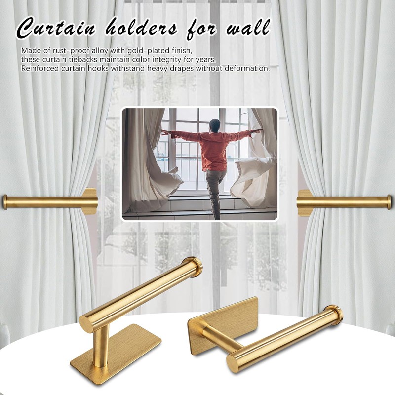 Curtain Hooks Hook Holder Holdbacks Holders Tiebacks Ties Tie Back