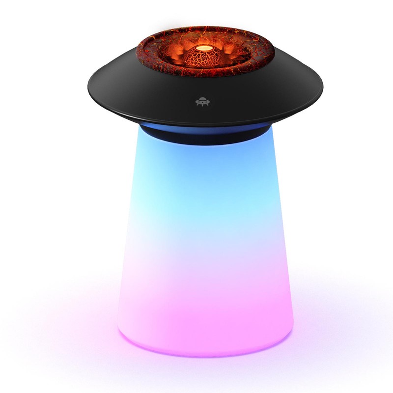 Humidifier Aroma Diffuser Mushroom Shape 760ml Capacity Rechargeable Home Decoration