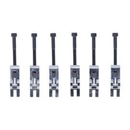 6PCS Metal Guitar Tremolo Saddles Double Locking System String Saddle for Floyd Rose Electric Guitar Bridge