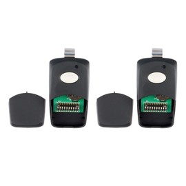 2 Garage Door Remotes for Linear Multi-Code 3089 - Black