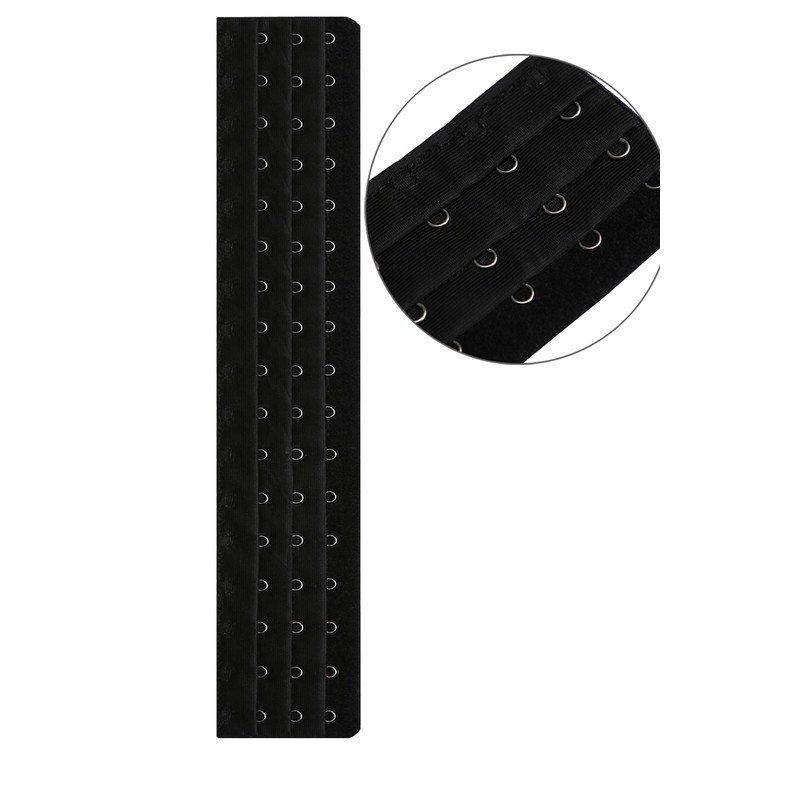 Cxapnstou Corset Extender 17 Hooks Pack of 2 Black&Light Beige