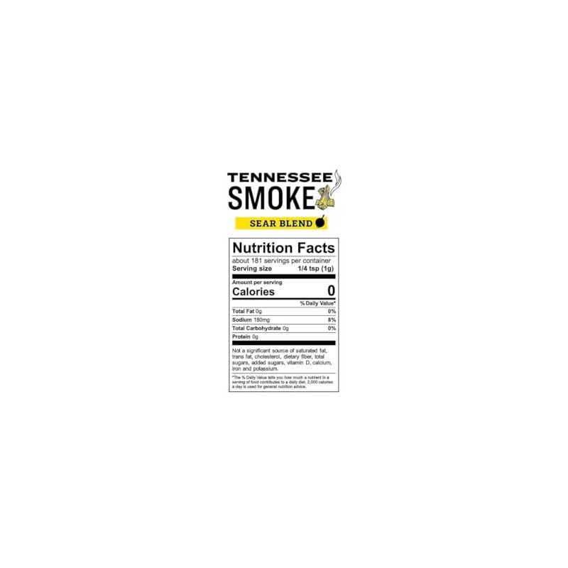 Lodge 8088778 Tennessee Smoke Sear Blend BBQ Seasoning - 6.4