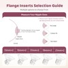 Nursi Luna Flange Inserts 10PCS 13/15/17/19/21mm for 24mm Flanges/Shield of