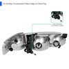 SPEC-D TUNING Black Headlights + Corner Lights Compatible with 2000-2001