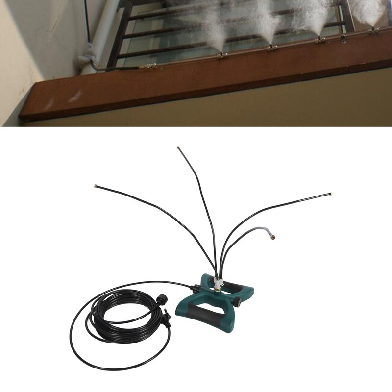 Standing Misting Cooling System Fine Spray Dust Removing Portable Stand