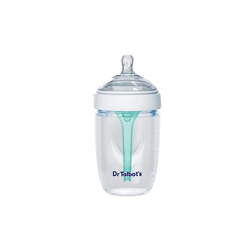 Dr. Talbot's Silicone Anti-Colic Bottle - Self-Sterilizing Baby Bottle for