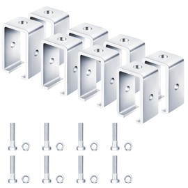 Channel Trolley Track Hanger Bracket for UNISTRUT Strut Channel,Intermediate Support Hanger Brackets for All 1-5/8" Channel Trolley Track,for Unistrut Hardware Trolley(8 Pack)