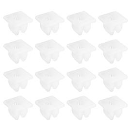 ECSiNG 30PCS Screw Grommets Insert Expanding Nuts Lock Clips Fits into 8mm Square Hole Plastic Fastener Retainer Clips Automotive Replacement Parts