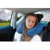 Walser 30811 Neck Roll Pillow 2 in1 for Adults, Dark