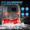 SUPAREE Wireless Magnetic Trailer Tail Lights Kit, LED Rechargeable Tow