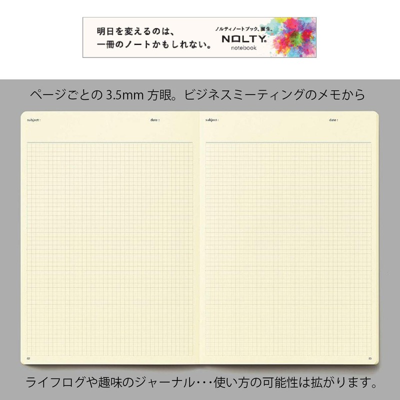 Noritsu NOLTY NTBNT1201 A5 Notebook, Log Type, Black