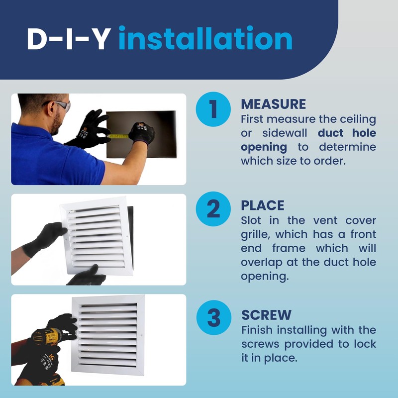 Fits 20" x 8" Duct Hole [21.6" x 9.6" Face]