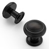Amerdeco 10 Pack Oil Rubbed Bronze Cabinet Knobs Single Hole
