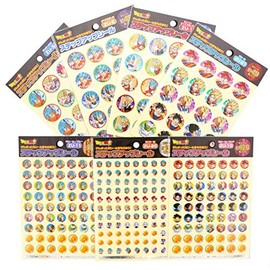 Showa Notebook, Step Up Sticker, Dragon Ball Super (Super), 7 Types, Assorted, Ola Wakusuzo, Set