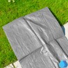 Grey Lightweight Tarpaulin - Multi-Purpose Waterproof Sheet for Outdoor Use,