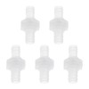 VGOL 5Pcs 3/8inch Hose Barb Thru Bulk Bulkhead Fitting Plastic