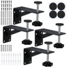 Afcabakila 4 PCS Undermount Sink Brackets Undermount Sink Repair Kit