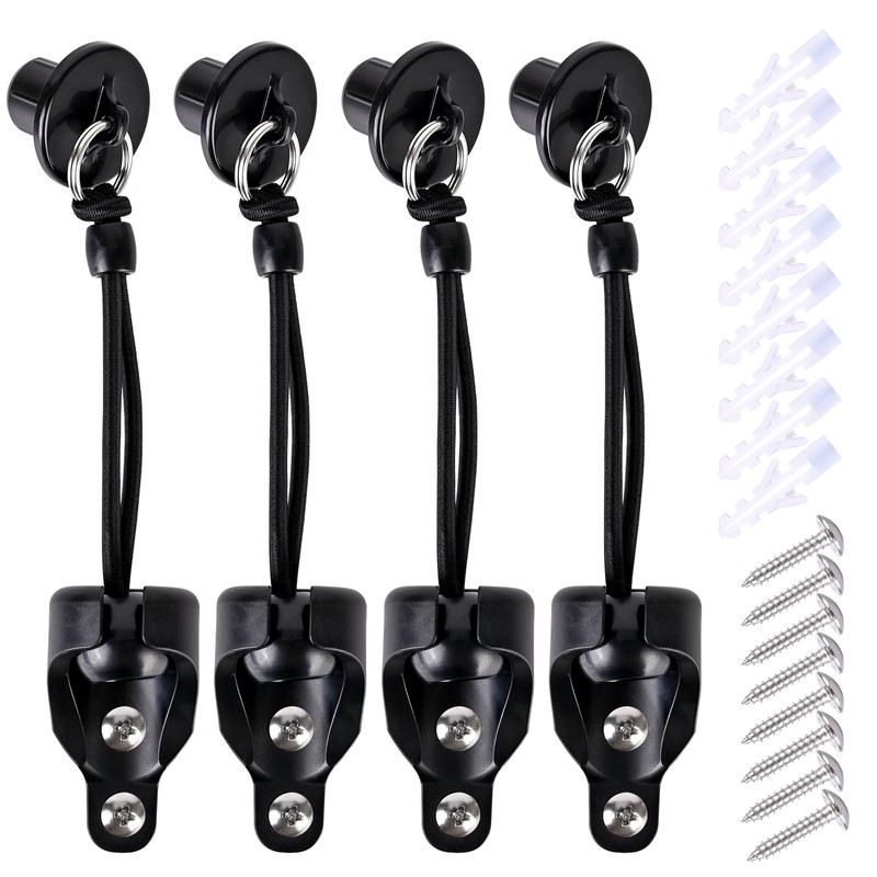 Universal 3-Pack Bungee Pull Ring End Cap Kit,Replacement Shade Parts