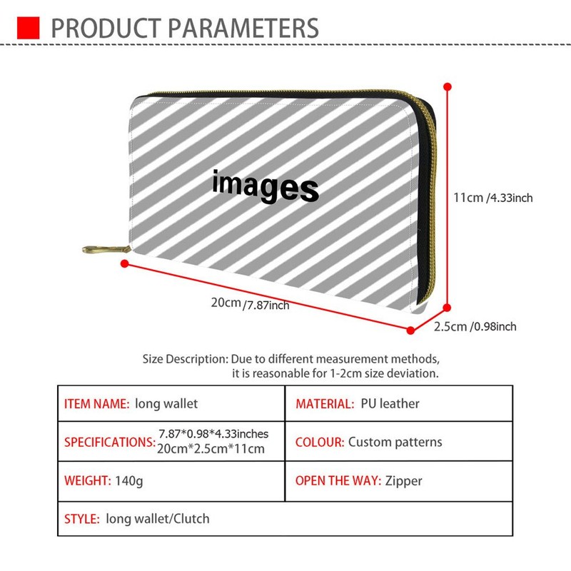 Binienty Womens Strawberry Wallets Large Leathe Card Holder Organizer Clutch,Guinea