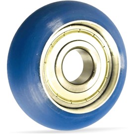 Hydra Fitness Exchange Slide Roller Wheel with Bearing (104247-001) | Small Roller Blade Wheels for Home Gym Equipment | Compatible with Octane Fitness Pro 4700 & Pro 3700 Elliptical Machines - Blue