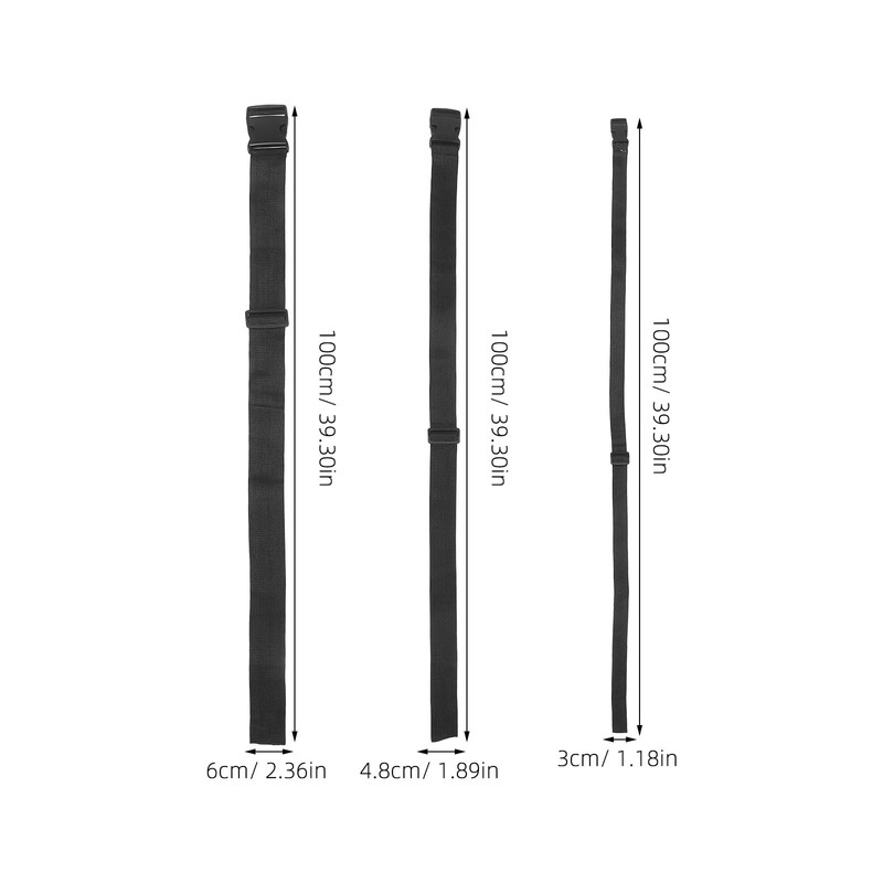 PACKOVE Pack of 3 Extension School Bag Shoulder Strap Extension