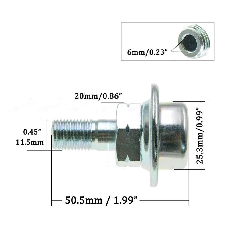 Fuel Injection Pressure Pulsation Damper F201‑20‑180 Replacement for Mazda 323