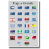 Flags of Oceania - NEW World Travel School Classroom Geography POSTER