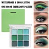 Shimmer & Glitter Eye Shadow Palette - Highly Pigmented Green