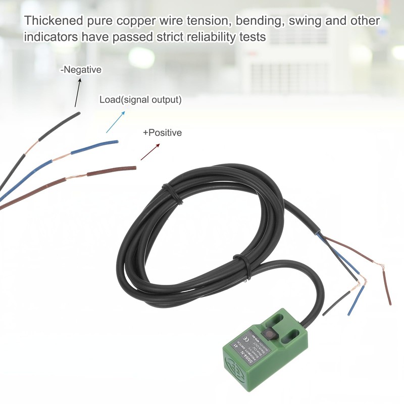 MECCANIXITY 2Pcs SN04-N Inductive Proximity Sensor, DC 6-36V 200mA NPN