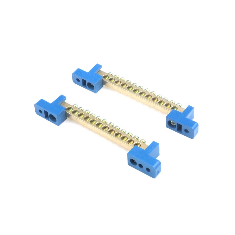 Quluxe Terminal Bus Bar Terminal Block Brass Wire Screw Terminal,