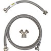 Certified Appliance Accessories STMKIT3 Braided Stainless Steel Steam Dryer Installation