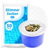 Pool Skimmer Socks, Pack of 50 Swimming Pool Skimmer Socks,