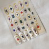 2 Sheets Nail Stickers for Nail Art, Spring Summer 5D