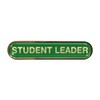 Capricornone Student Leader Gel Domed Green School Bar Badge