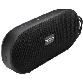 TOZO Bluetooth 5.3 Speaker Wireless Dual Pairing Two Speakers IPX7 Waterproof