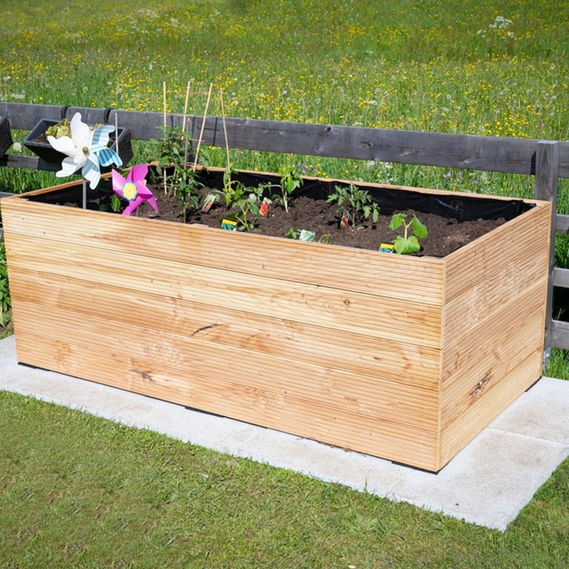 SGYKJ Black Planter Liner,160x210cm Large Plant Grow Bags+10 Nails