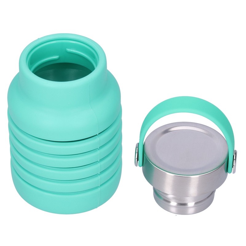 500ml Collapsible Water Bottle Foldable Cup Portable Outdoor Travel Sports
