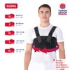 Men's chest corset with chest strap with braces. Ideal for