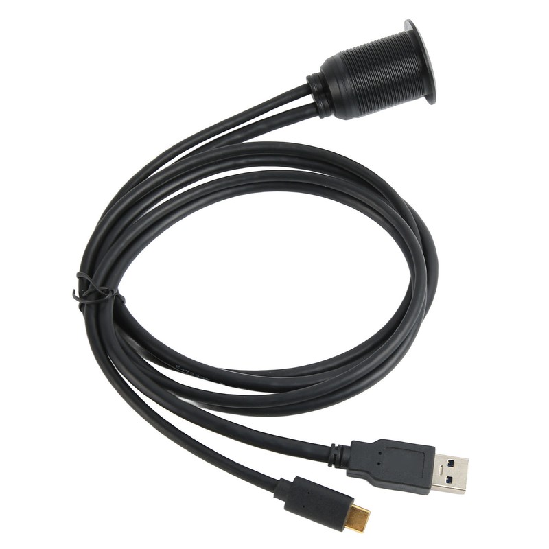 Type C 3.1 to USB 3.0 Flush Mount Cable with