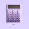 Xtahdge Desktop Calculator 12 Digits Large LCD Display Large Round