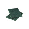 Scotch-Brite 86 Commercial Heavy-Duty Scouring Pad, Green, 6 x 9,