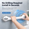 17-Inch Bathroom Grab Bar for Shower Support – No-Drill Anti-Slip