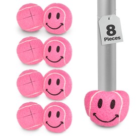Bundle: Top Glides Pre-Cut Walker Tennis Ball Glides - 4 Pairs (Pink)
