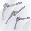 Runseaway 2Pcs Soft Close Lid Support Hinge, Zinc Alloy Lid